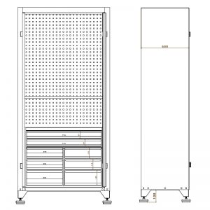 کمد ابزار K-3810 حرفه ای